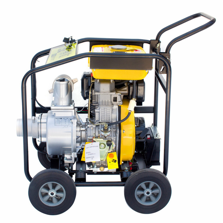 4寸柴油机排水泵YT40DPE-2电启动抽水泵